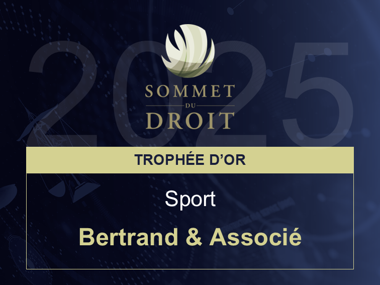 Cabinet Bertrand Meilleur Cabinet d'Avocat en Droit du Sport 2024