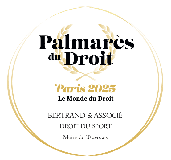 Palmarès du droit - cabinet de moins de 30 avocats en droit du sport